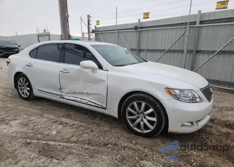 2007 Lexus Ls 460L z USA, uszkodzony, nr VIN JTHGL46F775005135